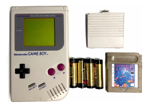 Game Boy Classic Muy Buen Estado + Juego + Tapa Pilas Dmg-01