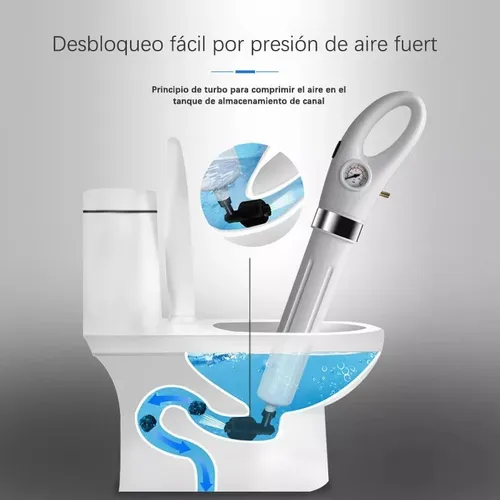 Bomba Para Destapar Tuberías, Residuos, Drenaje, Barómetro