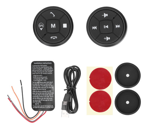 Controle Remoto Multimídia De Volante 10key Media