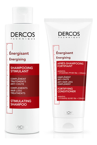 Combo Vichy Dercos Anticaida Energizante Shampoo + Balsamo