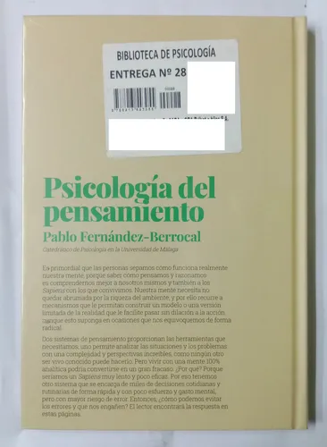 Libro Psicología Del Pensamiento N°28 Biblioteca Psicología