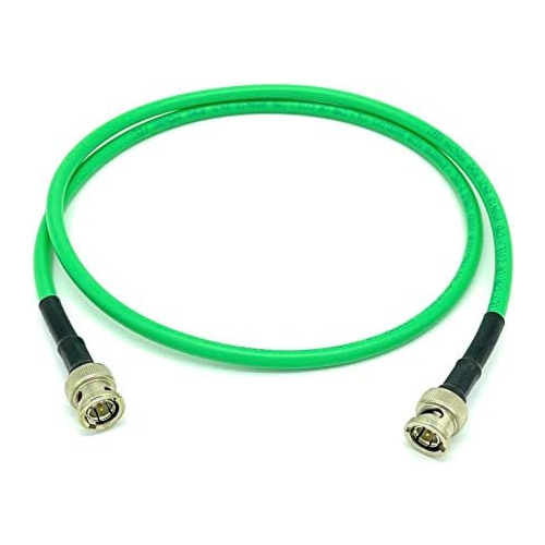 Cable Bnc 3g/6g Hd Sdi De 3 Pies Belden 1505a Rg59 Verd...