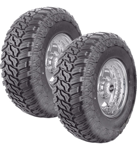 Paquete De 2 Llantas 33x12.5 R15 Antares Deep Digger 6c 108q