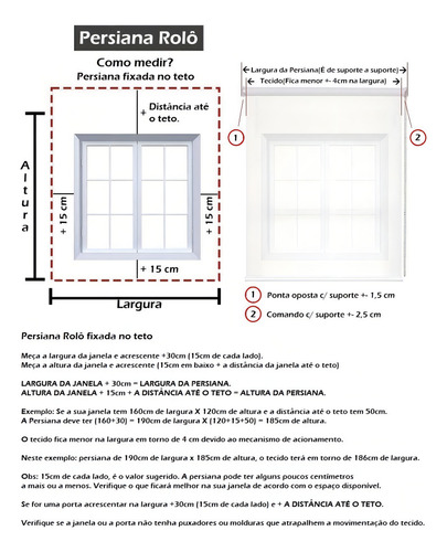 Cortina Rolo Blackout 1,90 L X 1,10 A 100% Blecaute 0% Luz Cor Preto