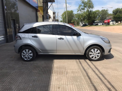 Chevrolet Agile 1.4ls Nafta Gnc Gris Plata
