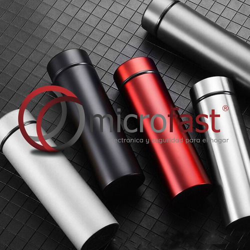 Imagen 4 de 10 de Termo Sensor De Temperatura Botella Acero Inoxidable 500 Ml