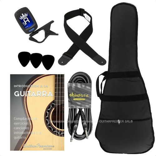 Funda Acolchada Guitarra Electrica Afinador Cable Correa Pua