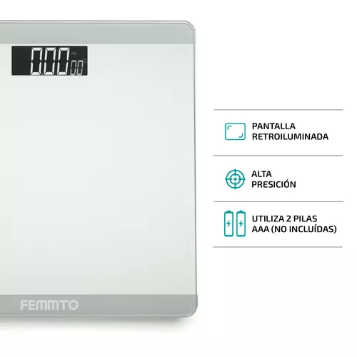 Balanza Personal Digital Baño Personas Peso Corporal Ditron Color Blanco
