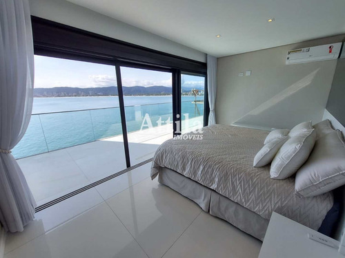 Imagem 25 de 30 de Casa Recém Construída, 6 Suítes, Pier Jet Ski, Enseada - V3350