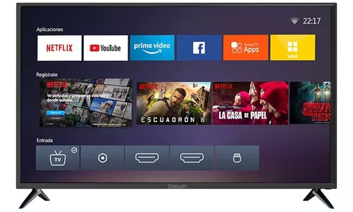 Televisión Qtouch Smart Tv Netflix Hd 32 Pulgadas 720p Wifi