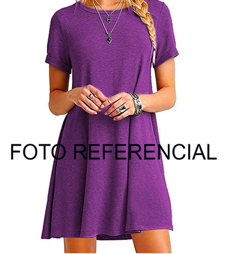 Vestido Casual Corto Dama Algodon - Importado