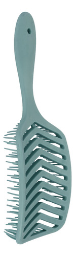 Cepillo Curvo Para Peinar El Cabello, Hueco, Desenredar En H