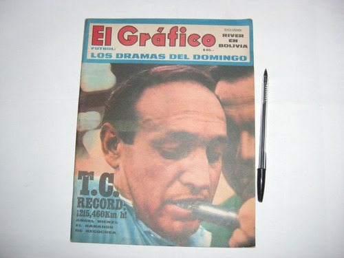 Revista El Grafico Tc Record Angel Rienzi Marzo 1967 N°2476 