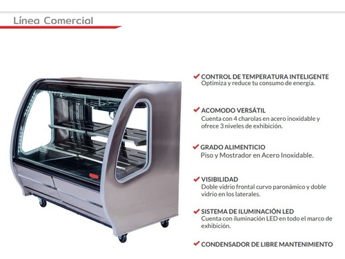 Vitrina Refrigerada Comercial Torrey Tem-150 1.5 Metros
