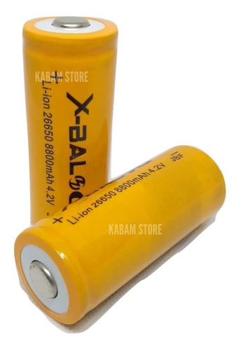 2 Duas Baterias 26650 Recarregavel Lanterna X900 T9 Original