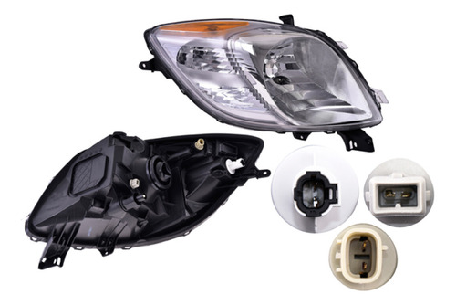 Faro C/garantía Izq O Der Depo Toyota Yaris 2006 - 2008