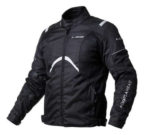 Campera Moto Cordura Ls2 Teide Negra 4 Estaciones En Cycles