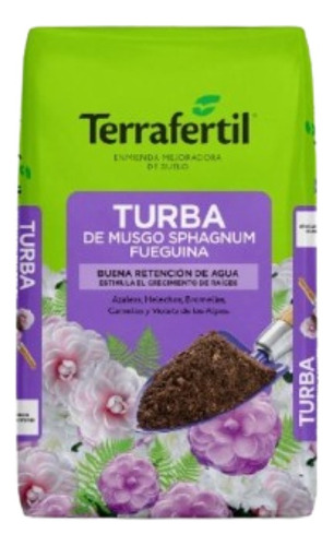 Turba Musgo Sphagnum  20lts. Terrafertil Aqua Live