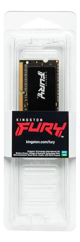 Memória 8gb Ddr4 3200mhz, Kingston Fury, Kf432s20ib/8