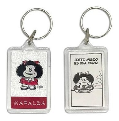 Llavero Mafalda Acrílico  Producto Oficial Licencia Quino