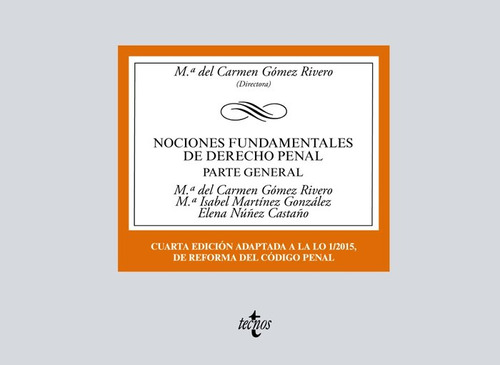 Nociones Fundamentales De Derecho Penal Parte General - Gome