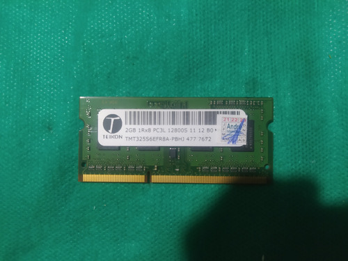 Memória Ddr3 2g Do Notebook Cce Ultra Thin S23 (Usado)
