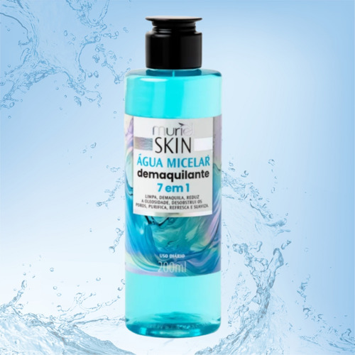 Água Micelar Demaquilhante 7 Em 1 - 200ml Muriel