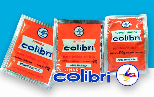 Anilina Colibrí Pack 5 Unidades