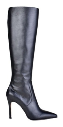 Imagen 1 de 8 de Botas Caña Alta Taco Alto De Mujer De Cuero Zaira - Ferraro
