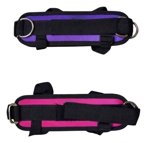 Tobilleras Para Polea Color Morado Para Ejercitarse