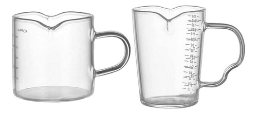 2x Vaso De Café Taza De Leche Medidora Taza De Onza De