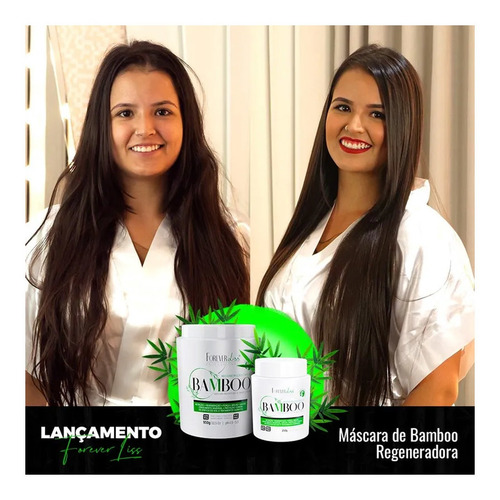 Kit Hidratante Forever Liss Mascara Bamboo 2 Mascara Babosa