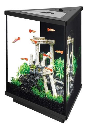 Acuario Agua Dulce Aqueon Tri Scape 3 Gal Kit Completo