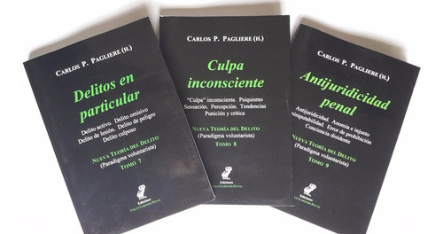 Nueva Teoría Del Delito - 15 Tomos - Carlos P. Pagliere (h.)