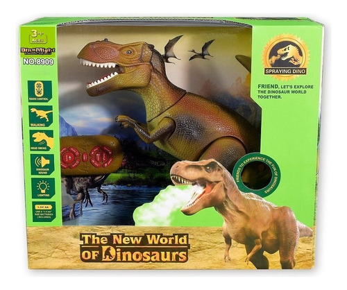 Dinosaurio Rex Robot Interactivo Grande Radio Control Wabro