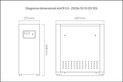 Industronic Regulador De Voltaje, 15000va, Trifásico Amcr G3