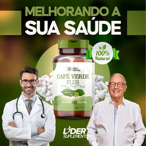 Kit Green Coffee Plus de 60 cápsulas con 6 botes