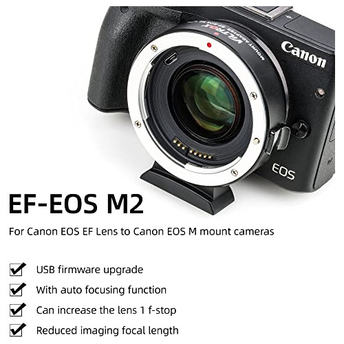 Amplificador De Velocidad Viltrox Ef-eos M2, Lente Canon Ef