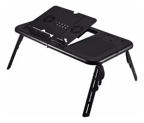 Mini Mesa Articulada Dobravel P/ Notebook Com Cooler Tomate