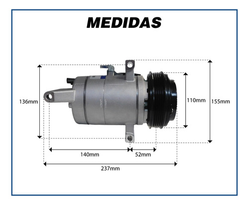 Compressor Para Tracker 1.0 1.2 Turbo 2021 A 2023 Onix Plus