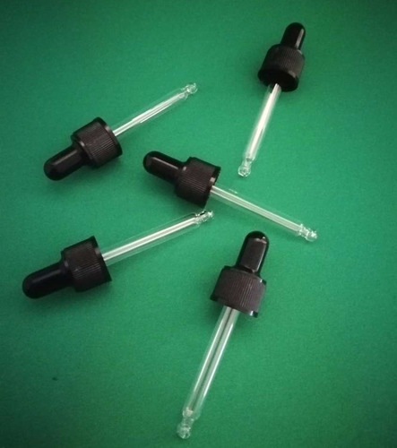 Imagen 5 de 6 de 100 Botella Gotero Pipeta Vidrio 20ml Ambar(it-95)