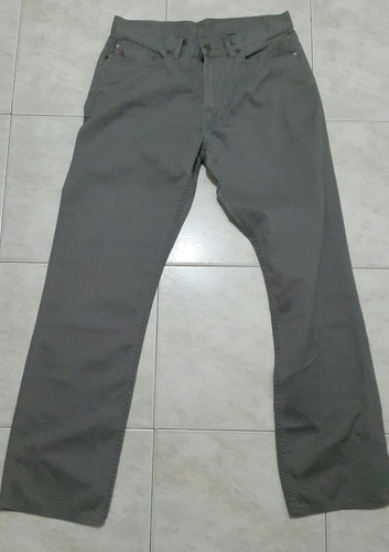 Pantalon Jean Gris Polo Ralph Lauren Talla W33x L32 Original