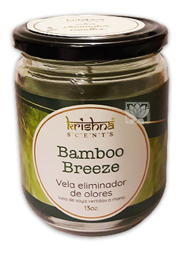 Vela Aromática Eliminador De Olores Bamboo Breeze