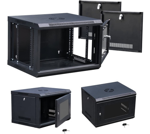 Gabinete Rack Para Montaje En Pared - 6u Zeny - Armado