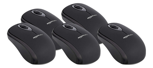 Mouse Básico Económico Inalámbrico 2.4 Ghz Pack De 5