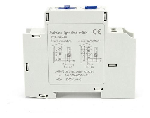 Interruptor Temporizador De Pasillo Alc18 Con Intervalo De 2
