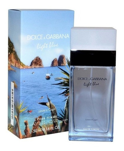 Perfume Light Blue Love In Capri 50 Ml Edt Orig. Sin Celofan
