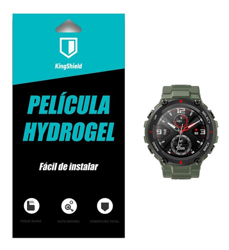 Imagem 1 de 4 de Película Amazfit T-rex / T-rex Pro Kingshield Gel (3x Unid)