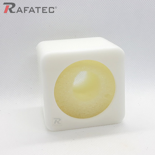 Canopla Em Acrilico Branco Microfone Espuma Interna - Branca