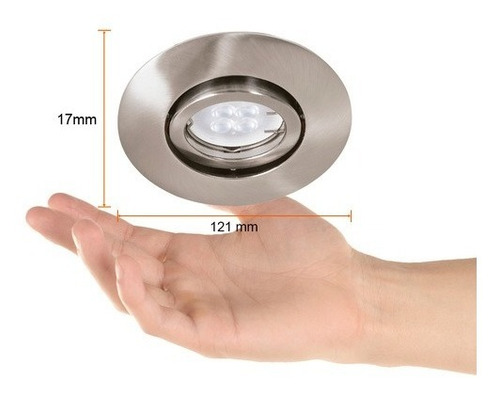 Lámpara de interiores para empotrar Tecnolite YD-360/S base GX5.3
